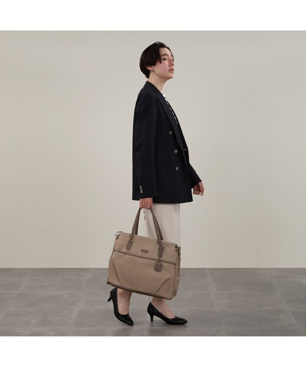 ACE BAGS & LUGGAGE ace.エセンシアレディースビジネス トートバッグ A4 14.0インチサイズ 11482 ベージュ