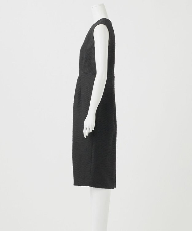 23区 【R(アール)】ジャカード ワンピース ブラック系