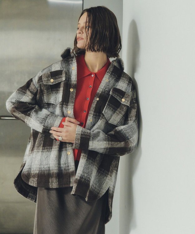 YECCA VECCA スライバーCPOジャケット Brown