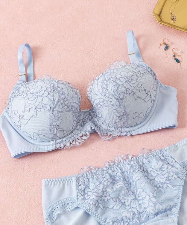 Wing 【ナチュラルアップブラ】 ふっくら自然なバストをメイク AA~Fカップ展開 KB3000 ウイング／ワコール ブルー