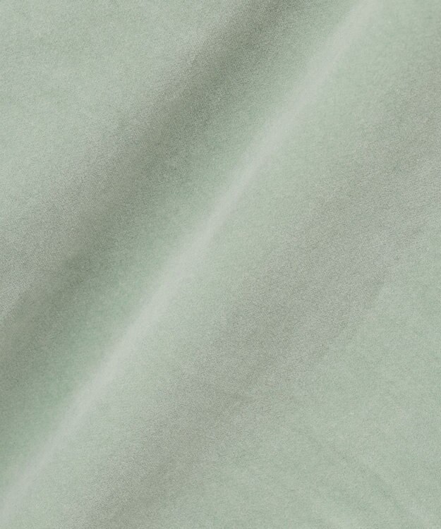 23区 【洗える】23区DENIM ベルベットストレッチ Aライン スカート ミント系