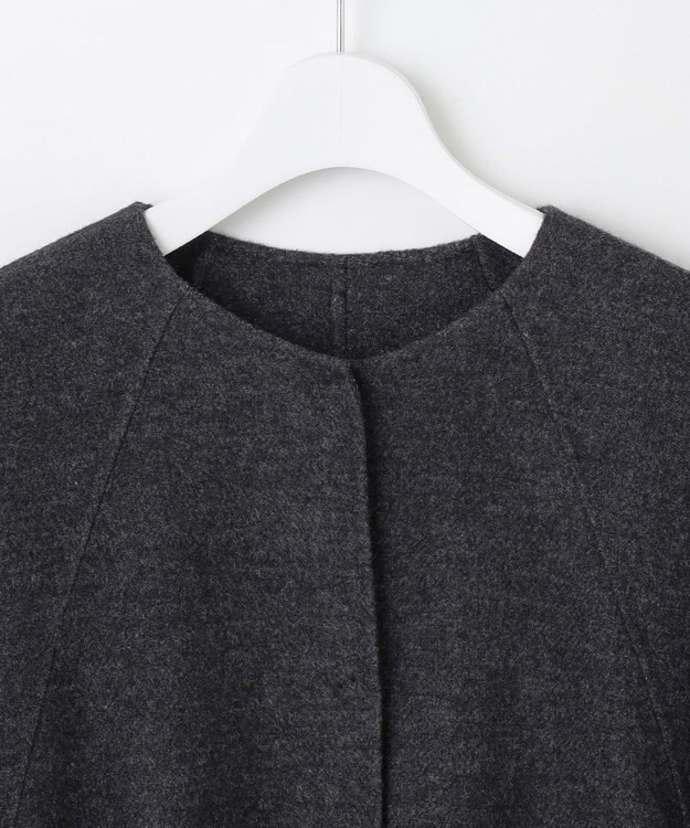 自由区 リバー ポンチョ チャコール