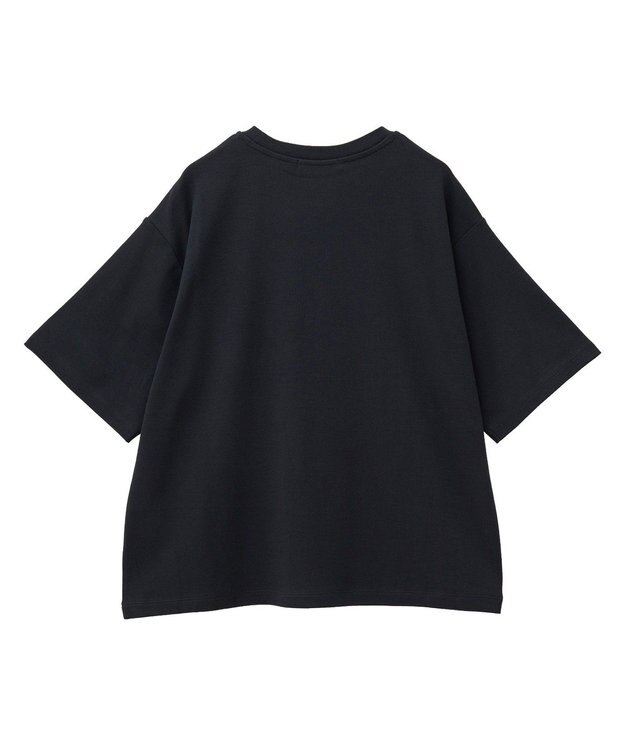 AMERICAN HOLIC 【接触冷感】スムースルーズクルーネックＴシャツ Black