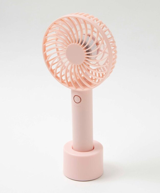 WEGO 【冷却/携帯扇風機】ハンディファン ライトピンク