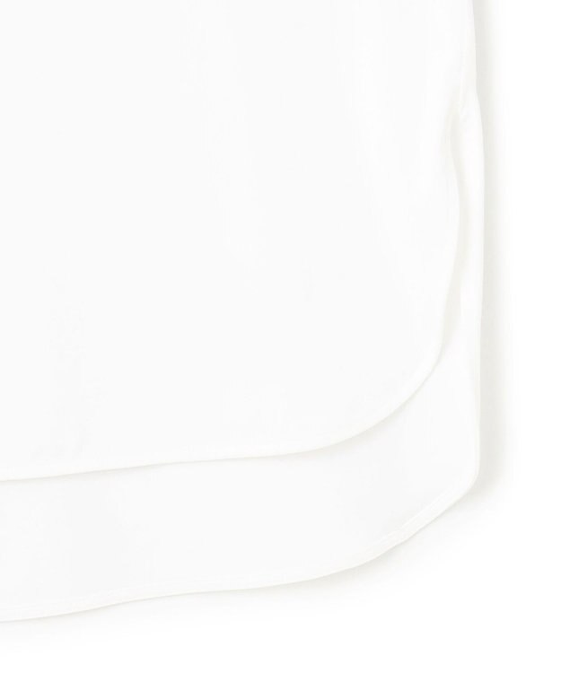 23区 S 【洗える】ナチュラルコットンベア レースレイヤード カットソー ホワイト系