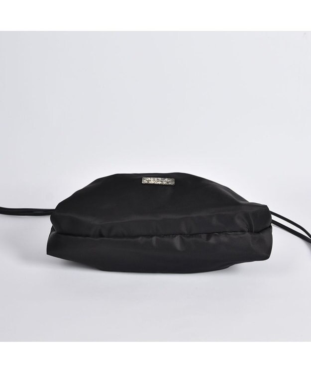 LA BAGAGERIE ドローストリング2WAYトート Sサイズ ブラック×パイソン