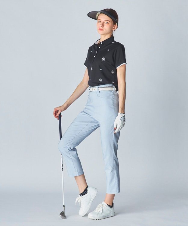 FILA GOLF／marie claire 【marie claire SPORT】【美楽】コードレーンイージーパンツ グレー