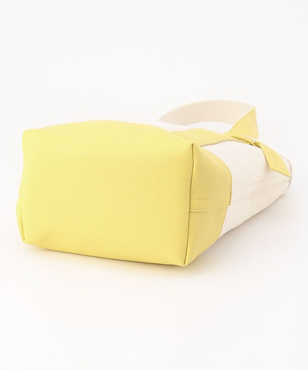 UNBILLION cachecache ワンハンドルバケツ型パーテーショントートバッグ イエロー