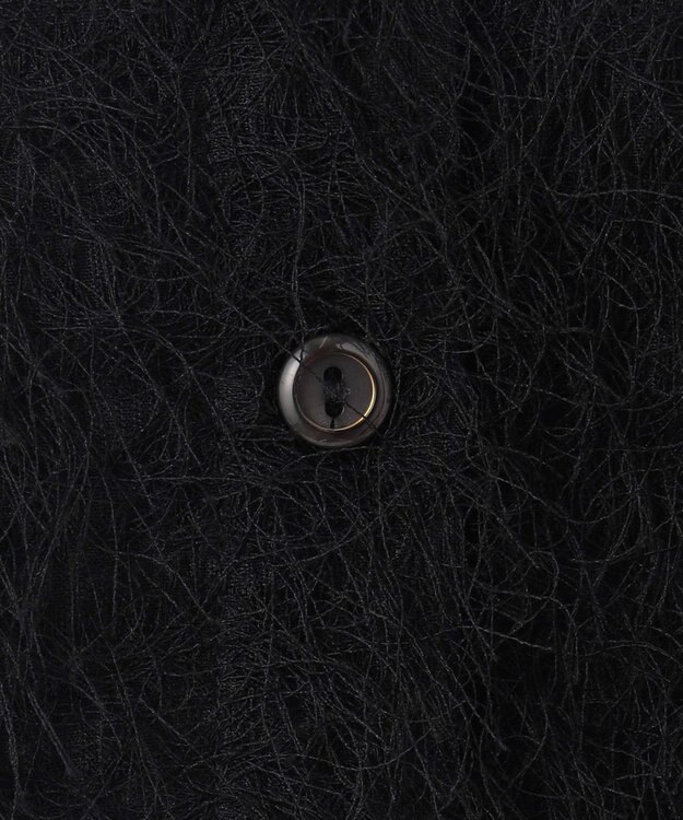 ANY SIS S 【洗える】カットジャカード 羽織 ブラック