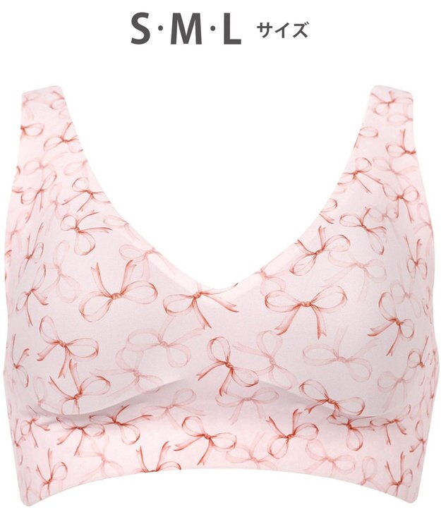 WACOAL 【GOCOCi ゴコチ】 ノンワイヤーブラ まるでつけていないような着ごこち 上向きで立体的なバストシルエット ブラトップ ハーフトップ レディース CGG536 /ワコール サーモンピンク