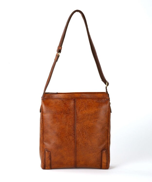 ACE BAGS & LUGGAGE LO HOMME PRESSE アルカイック 本革 日本製 ショルダーバッグ 縦型 71862 ロ・オム・プレッセ ブラウン