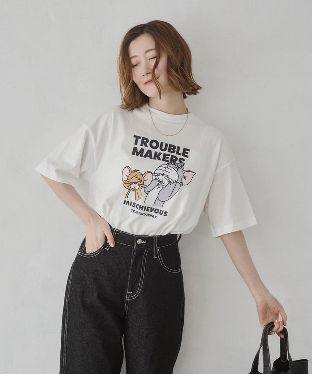 WEGO 【トムとジェリー/グレムリン/バットマン/ユニセックス着用ITEM/SMLサイズ展開】キャラクターズグラフィックT1（SS） 柄5