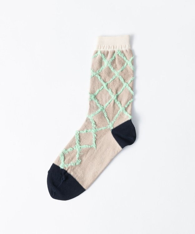 TRICOTE ダイヤモコソックス 82BEIGE