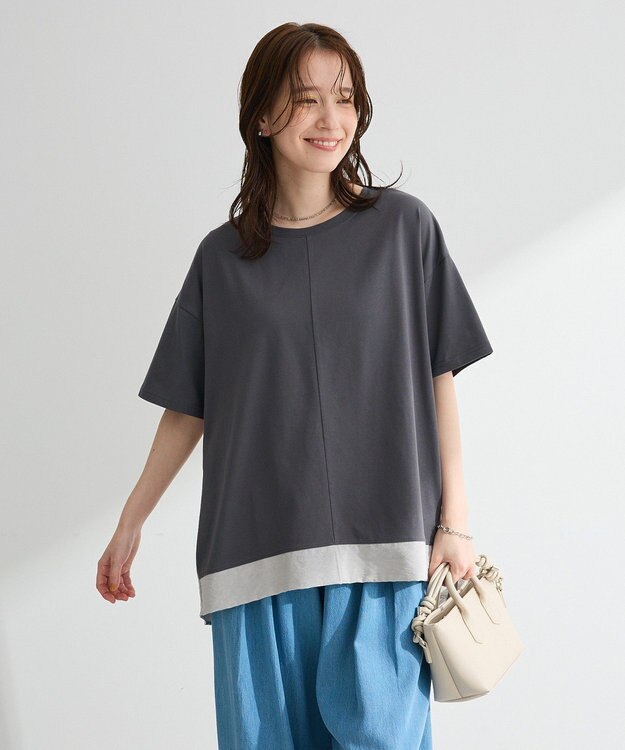Green Parks バックタックドッキングプルオーバー Gray