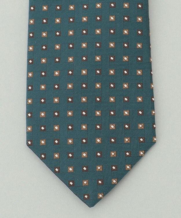 GOTAIRIKU 【日本製】西陣ネクタイ_グリーン・ピーコック系 グリーン系8