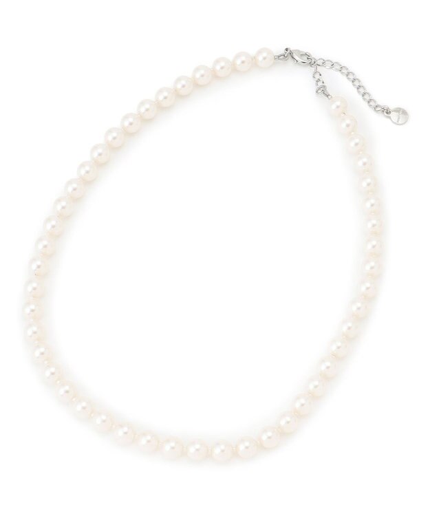 23区 コインモチーフ パール チェーン ネックレス シルバー系