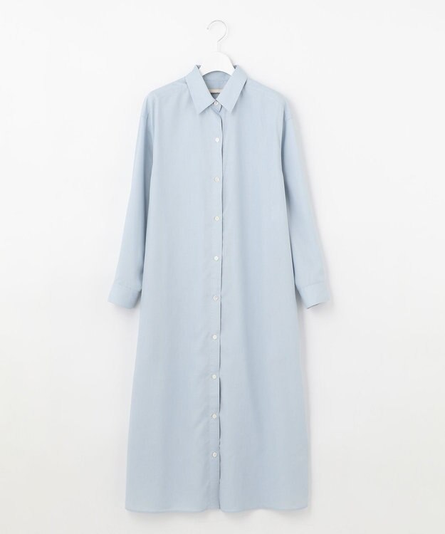 自由区 L 【抗菌/サスティナブル/セット着用可】EASY SET UP ワンピース サックスブルー系