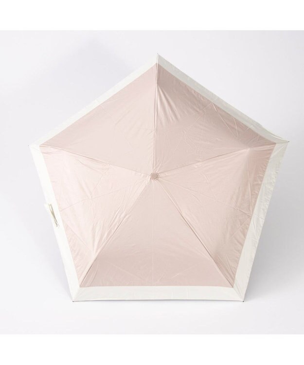UNBILLION カシュネ cachenez / 【晴雨兼用】【日傘】 【UV カット率99.999.9％以上】PU軽量無地バイカラーミニ折りたたみ傘 ピンク