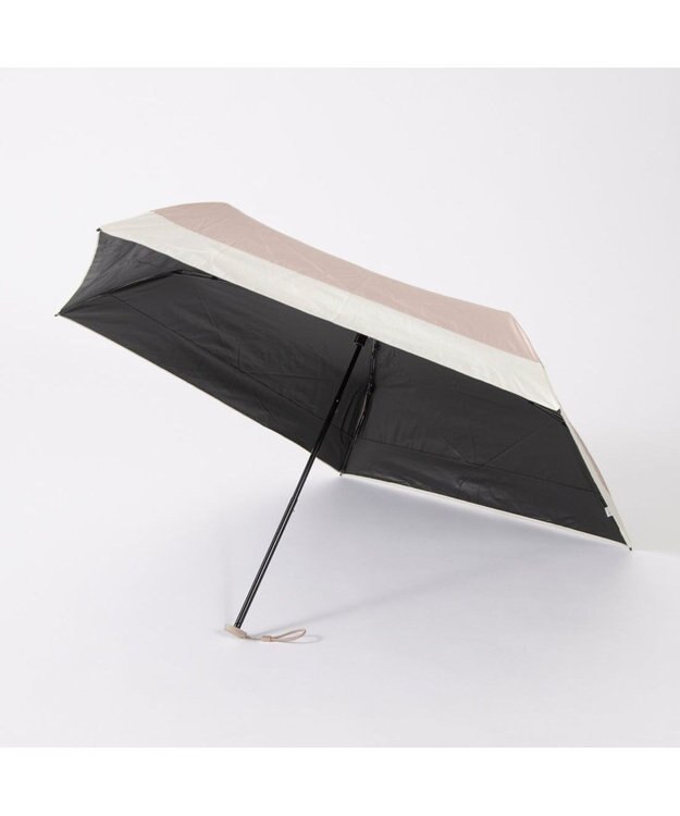 UNBILLION カシュネ cachenez / 【晴雨兼用】【日傘】 【UV カット率99.999.9％以上】PU軽量無地バイカラーミニ折りたたみ傘 ピンク
