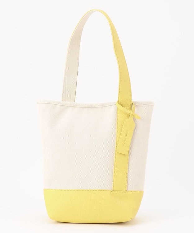 UNBILLION cachecache ワンハンドルバケツ型パーテーショントートバッグ イエロー