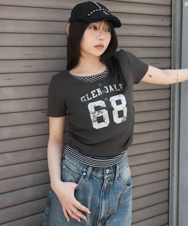 WEGO レイヤードグラフィックT 柄3