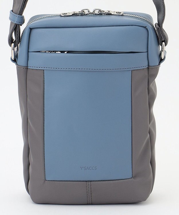 Y'SACCS ブロックモチーフポシェット ブルー【web限定カラー】