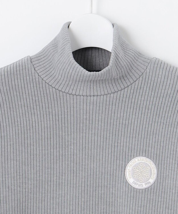 23区GOLF 【WOMEN】【吸湿発熱】グランサーモ モックネック カットソー ライトグレー系