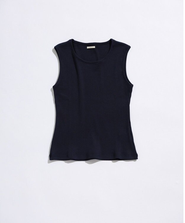 LENO RIB TANK / リブタンクトップ NAVY