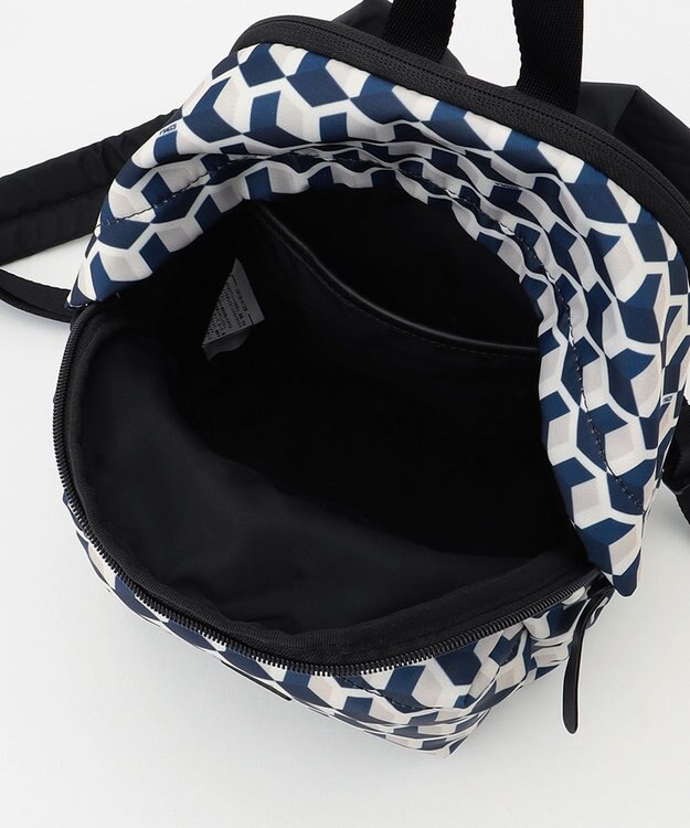 Y'SACCS キュービックモノグラム　ミニリュックサック ネイビー