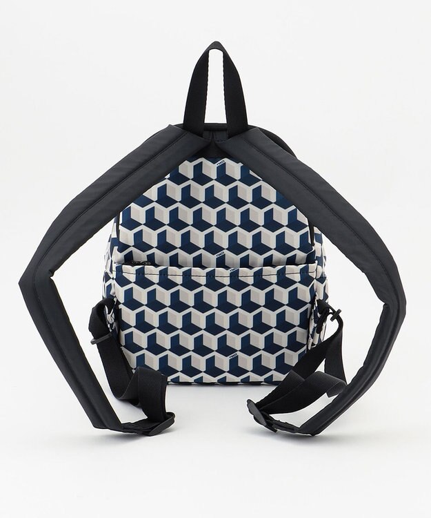 Y'SACCS キュービックモノグラム　ミニリュックサック ネイビー