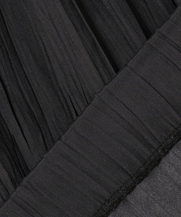 uncrave マシーンプリーツ シャツ ブラック