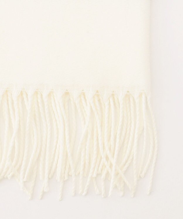 JOSEPH ABBOUD MOUNTAIN 【SPACE／UNISEX】ビッグボーダー ストール ホワイト系2