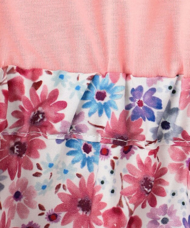 組曲 KIDS 【110-140㎝】サマーフラワー ワンピース ピンク