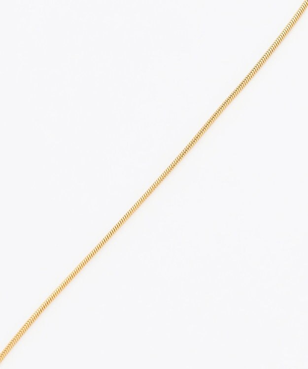 自由区 【長さ調節可・ステンレス】メタルフリンジショート ネックレス ゴールド