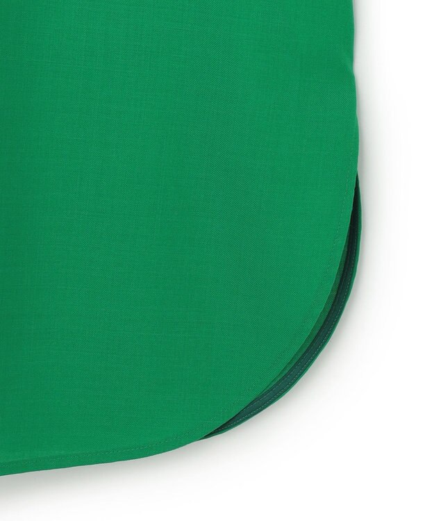 ICB アルタニカツイル バンドカラーブラウス グリーン