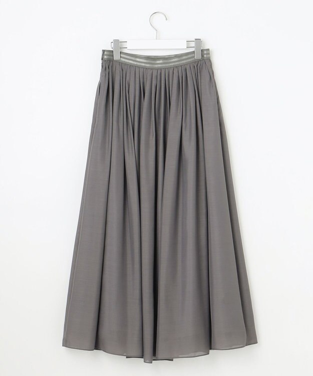 自由区 S シアー スカート セピア