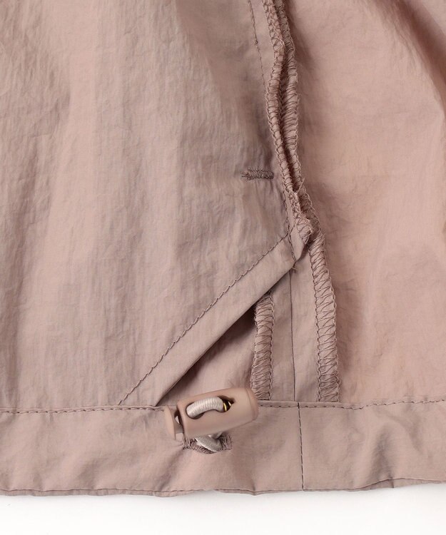 組曲 【撥水・WEB限定】ギャザーフード パッカブルブルゾン ブラウンベージュ系