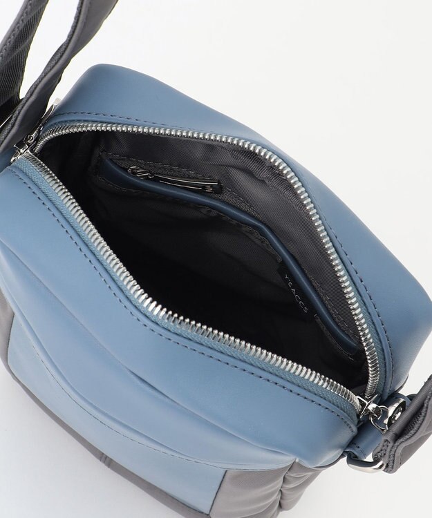 Y'SACCS ブロックモチーフポシェット ブルー【web限定カラー】