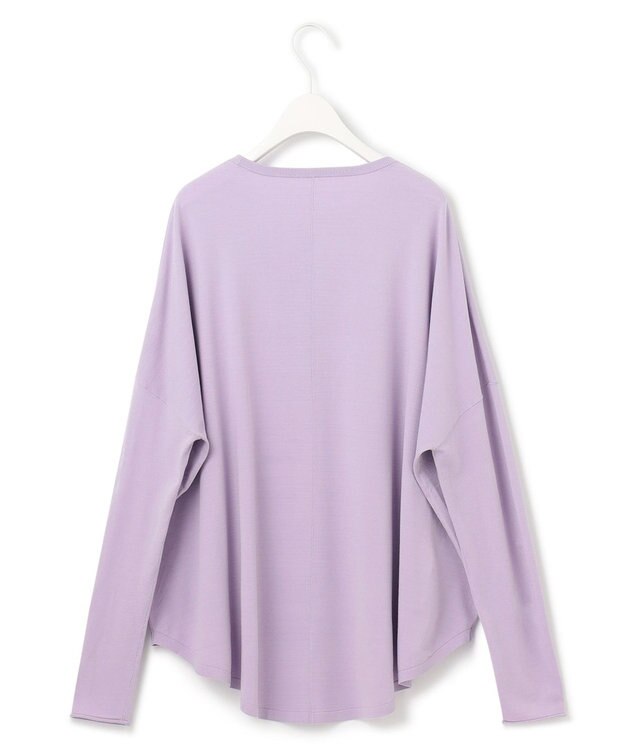 ICB 【洗える】 ヴィスコースワイド プルオーバー ライトグレープ系