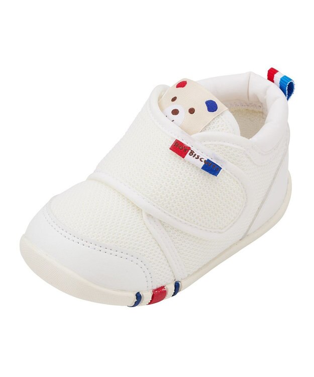 MIKI HOUSE HOT BISCUITS 【11.5-13.5cm】 ファーストベビーシューズ 白