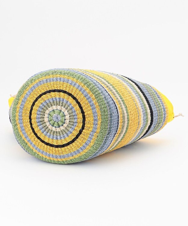 ONWARD CROSSET SELECT 【VIOLAd’ORO】MIRO アバカカラーボーダーバッグ L yellow×blue