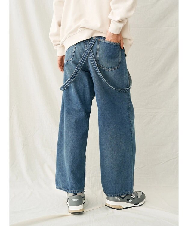 CRAFT STANDARD BOUTIQUE 【２ｗａｙ】デニムサロペットパンツ Indigo