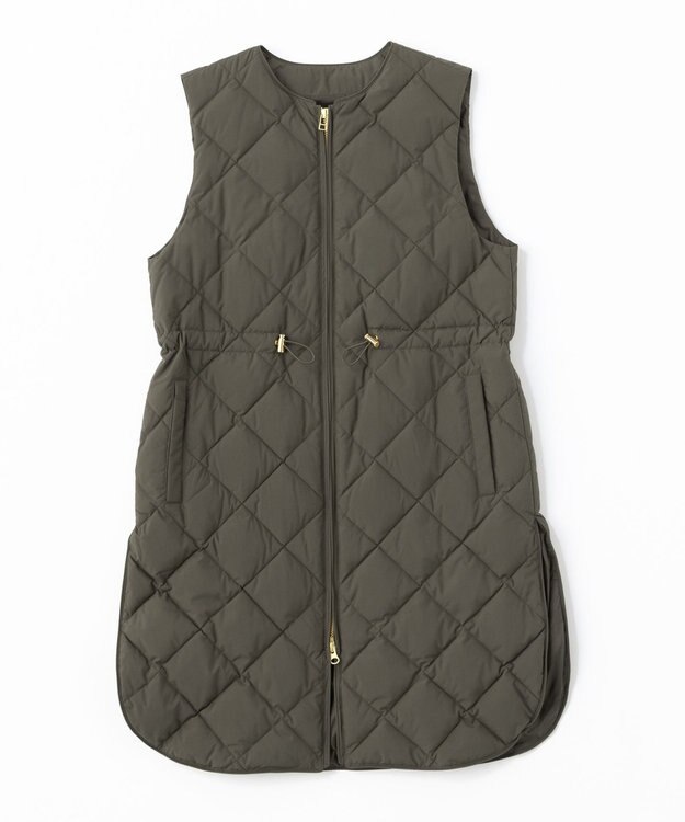 UNFILO 【TAION×UNFILO 】キルティングダウン ジレ カーキ