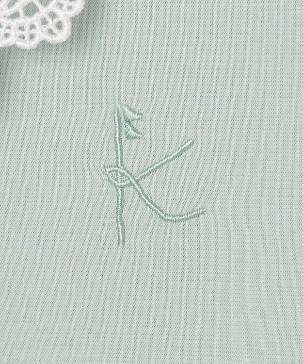 組曲 KIDS 【110-140㎝】レースカラー トレーナー ミントグリーン