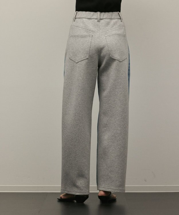 GRACE CONTINENTAL コンビドロストデニムパンツ ブルー