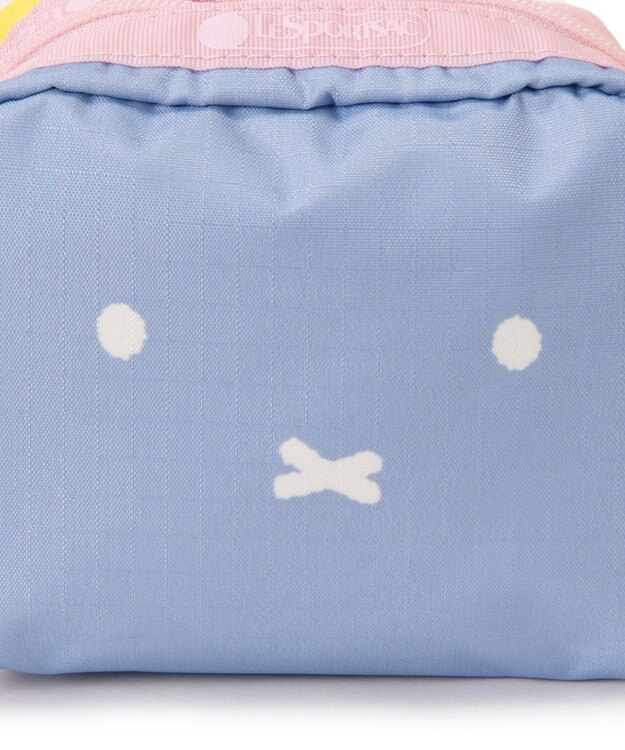 LeSportsac SQUARE COSMETIC/ミッフィーブルー/イエローSQ ミッフィーブルー/イエローSQ