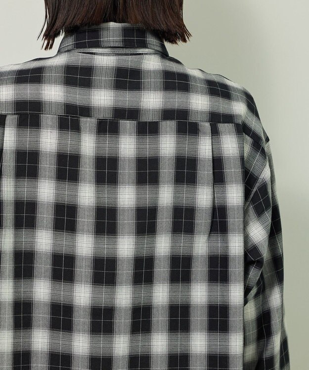 Green Parks イージーケアアソートＺＩＰシャツ Black