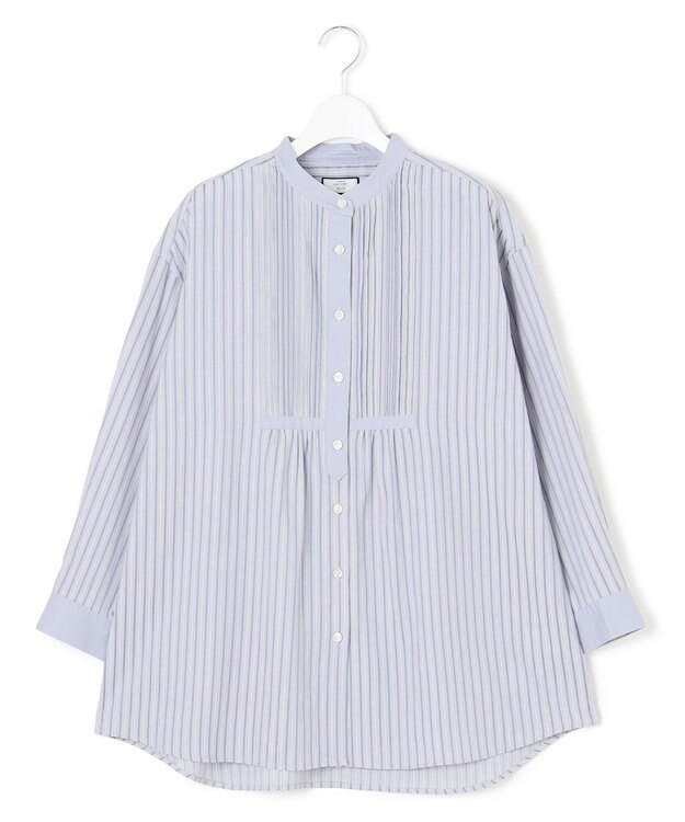 J.PRESS YORK STREET 【WOMEN】ワンウォッシュタイプライターブラウス サックスブルー系1