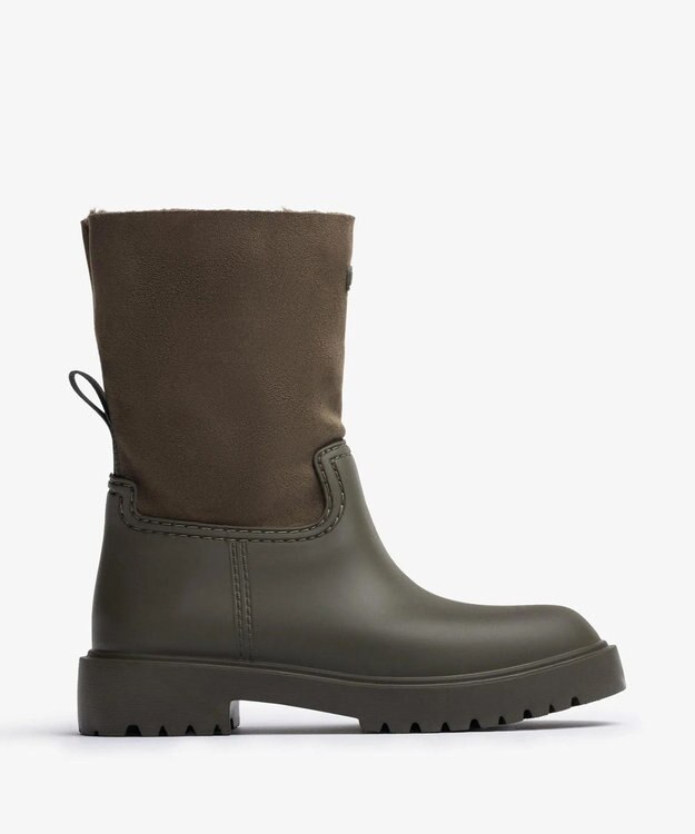 BONTRE 【UNISA/ウニサ】ファーラバーブーツ/GASCON-UA カーキ