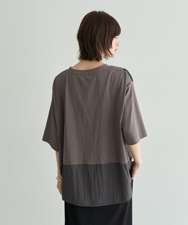 YECCA VECCA 素材MIXカットプルオーバー White